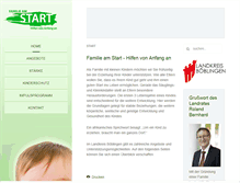 Tablet Screenshot of familie-am-start.de